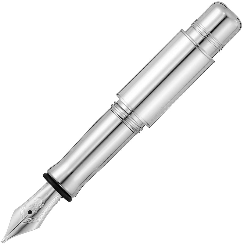 Waldmann, Fountain Pen, Voyager, Silver-4