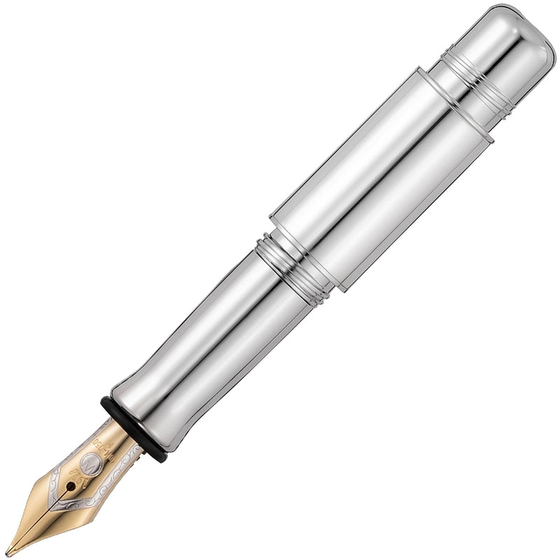 Waldmann, Fountain Pen, Voyager, 18KT Nib, Silver-4