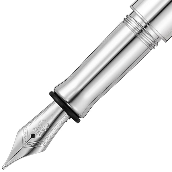 Waldmann, Fountain Pen, Voyager, Silver-2