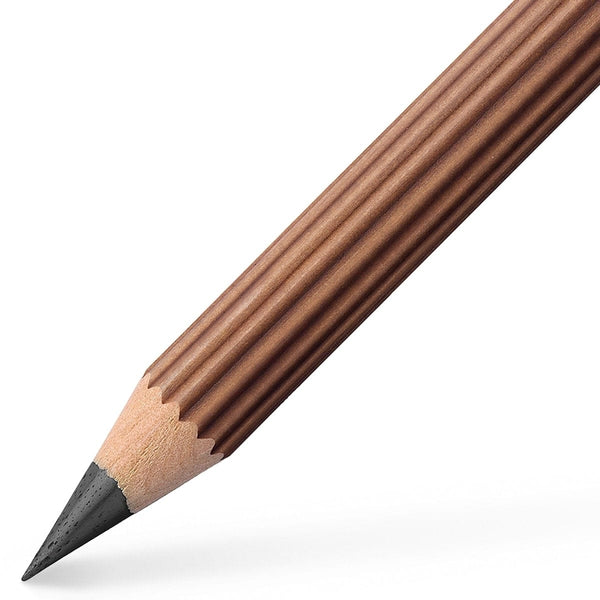 Graf von Faber-Castell, Pencil, 3 Pencils, Brown-2