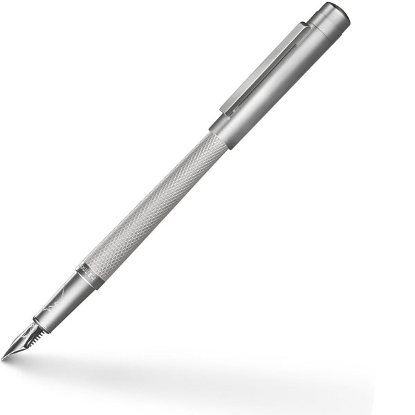 Hahnemuehle, Fountain Pen Slim, 18K Nib, Desert Silver-1