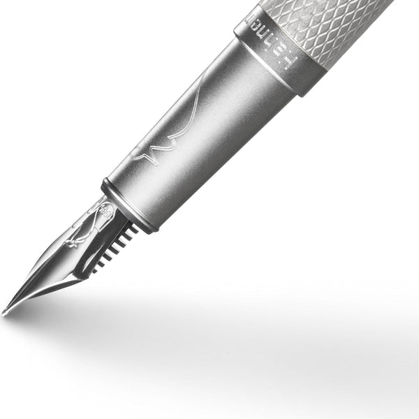 Hahnemuehle, Fountain Pen Slim, 18K Nib, Desert Silver-2