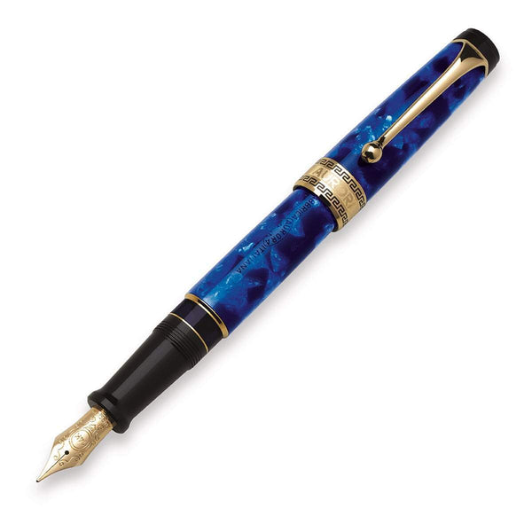 Aurora, Fountain Pen, Auroloide, Gold Plated, Blue-1