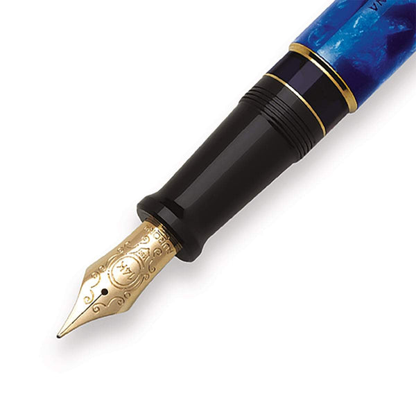 Aurora, Fountain Pen, Auroloide, Gold Plated, Blue-2