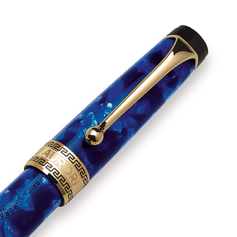 Aurora, Fountain Pen, Auroloide, Gold Plated, Blue-3