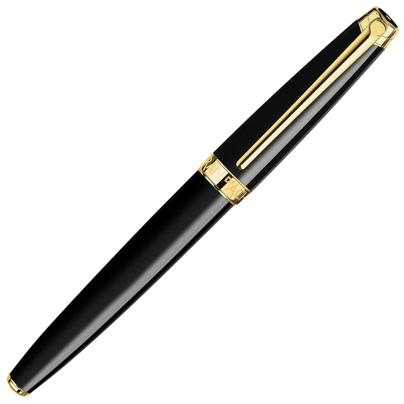 Caran d'Ache, Fountain Pen, Léman, Gold Plated, Ebony Black-5