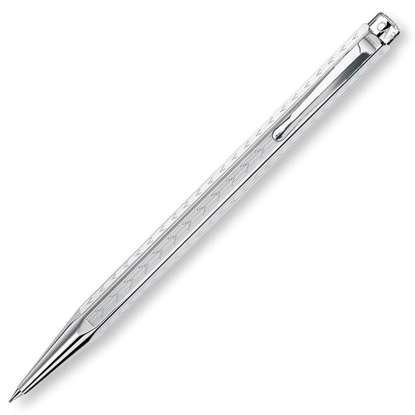 Caran d'Ache, Pencil, Ecridor, Chevron Silver Plated, Silver-1