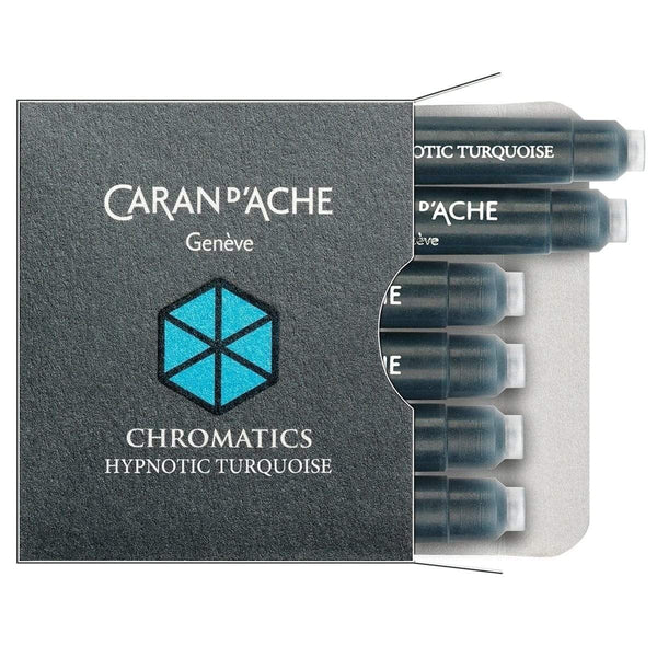 Caran d'Ache, Ink Cartridge, Hypnotic Turquoise-1