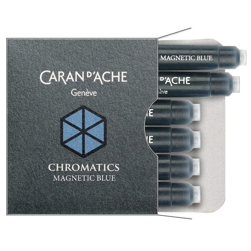 Caran d'Ache, Ink Cartridge, Magnetic Blue-1