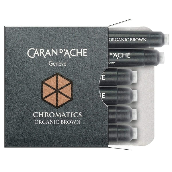 Caran d'Ache, Ink Cartridge, Organic Brown-1
