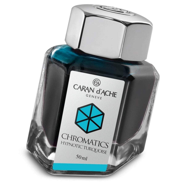 Caran d'Ache, Ink Bottle, Hypnotic Turquoise-1