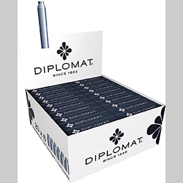 Diplomat, Refills, Packet with 6 Units, Black-1