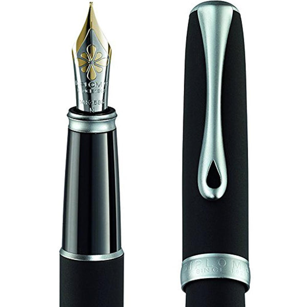 Diplomat, Fountain Pen, Excellence A2, 14 Karat Gold Nib, Lapis Black-2