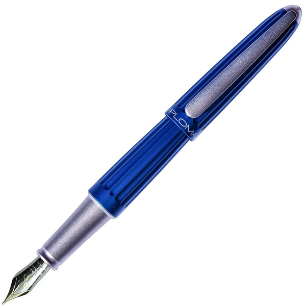 Diplomat, Fountain Pen, Aero, 14 Karat Gold Nib, Blue-1