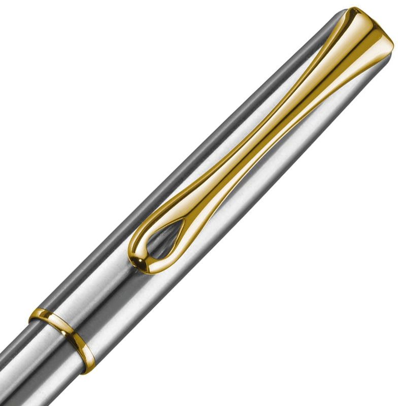 Diplomat, Ballpoint Pen, Traveller, Gold Plated, Stainless Steel-3