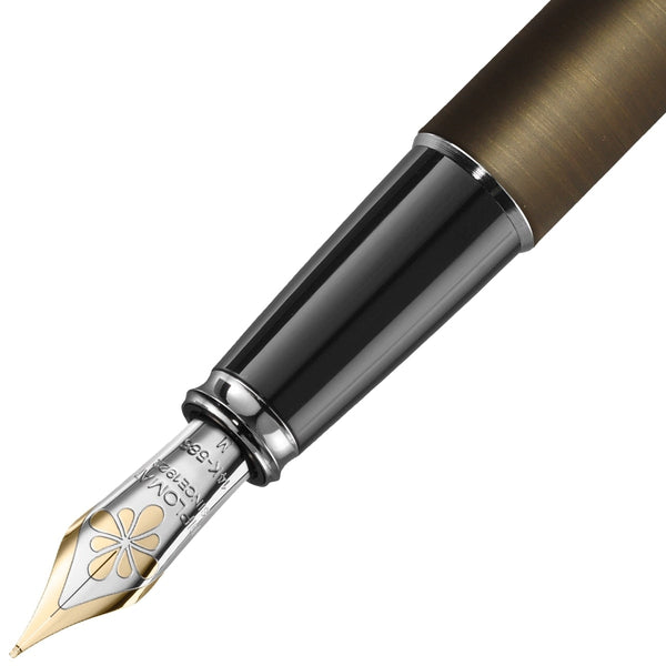 Diplomat, Fountain Pen, Excellence, 14 Karat Gold Nib, Brass Oxide-2