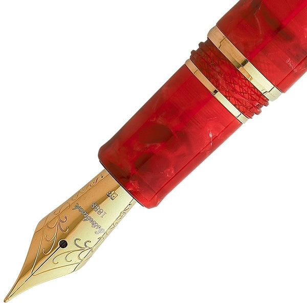 Esterbrook, Fountain Pen Estie Maraschino, Gold, Red-2