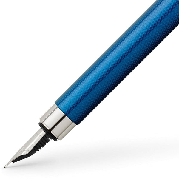Graf von Faber-Castell, Fountain Pen, Bentley, Blue-2
