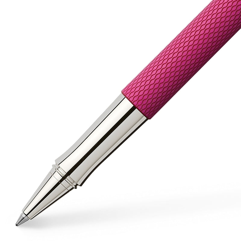 Graf von Faber-Castell, Rollerball Pen, Guilloche, Electric Pink-2
