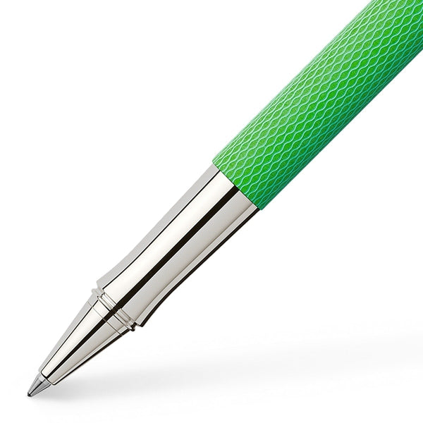 Graf von Faber-Castell, Rollerball Pen, Guilloche, Viper Green-2
