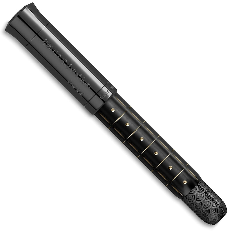 Graf von Faber-Castell, Rollerball Pen, Pen of the Year, 2019 - Samurai, Black Edition, Black-5