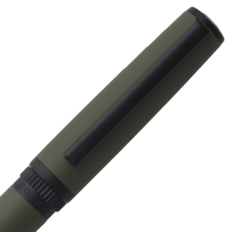 HUGO BOSS, Ballpoint Pen, Gear, Dark Green-3