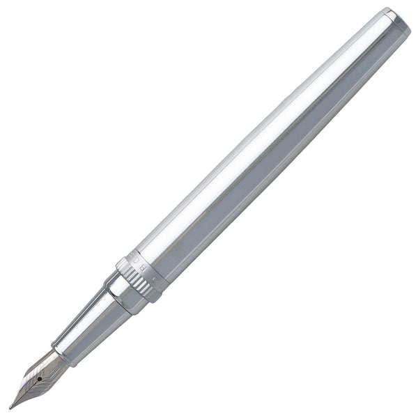HUGO BOSS, Fountain Pen, Gear, Silver-1