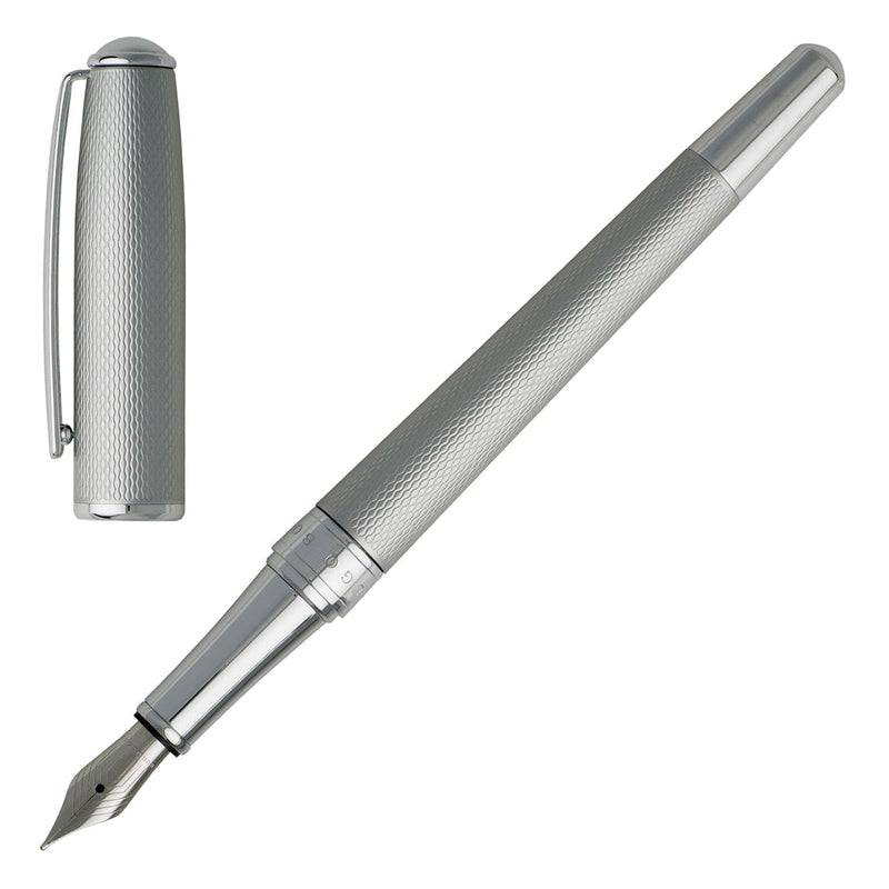 HUGO BOSS, Fountain Pen, Essential, Grey-3