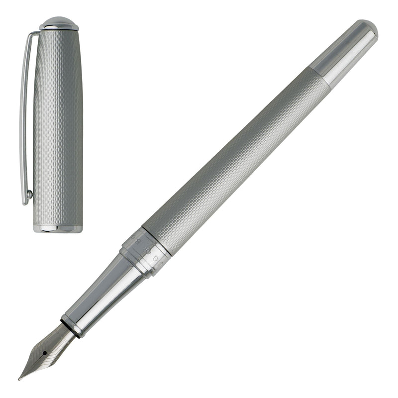 HUGO BOSS, Fountain Pen, Essential, Grey-4