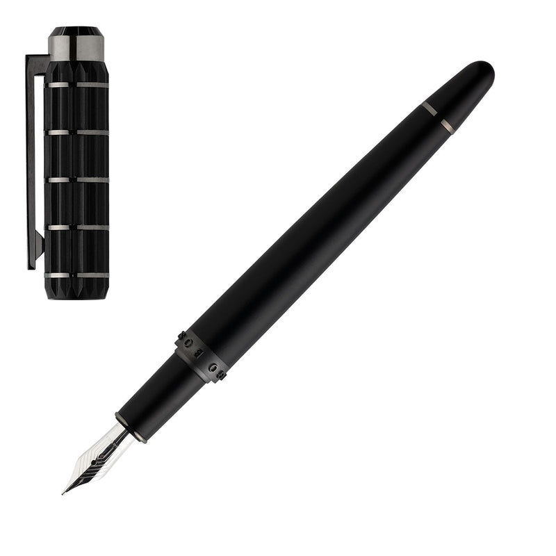 HUGO BOSS, Fountain Pen, Index, Black-4
