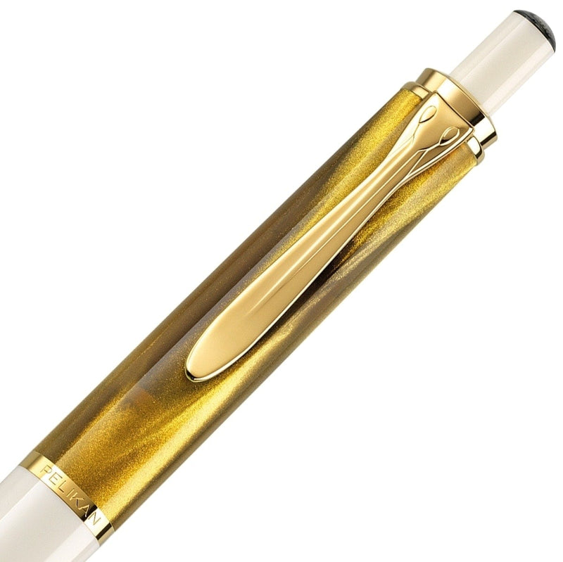 Pelikan, Ballpoint Pen, Classic, Brown-White-3