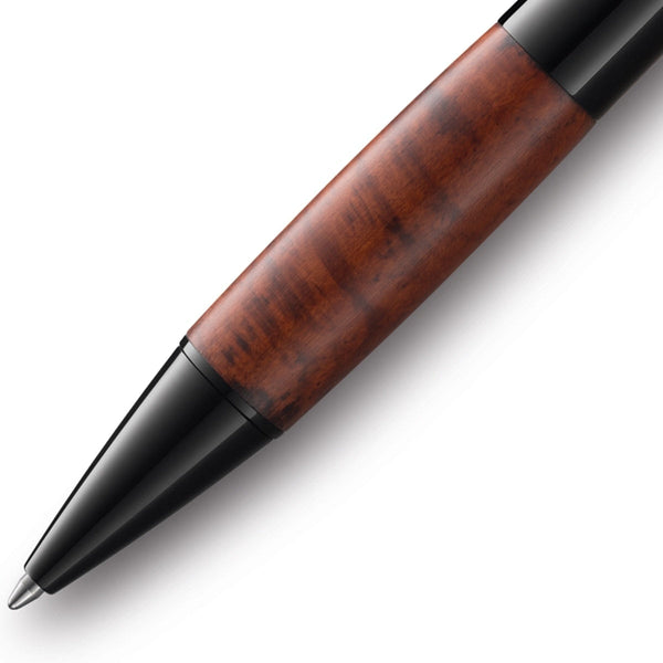 Lamy, Ballpoint Pen, Accent, BY, Brilliant Finish, Handle Made Of Briar Wood, Black-2