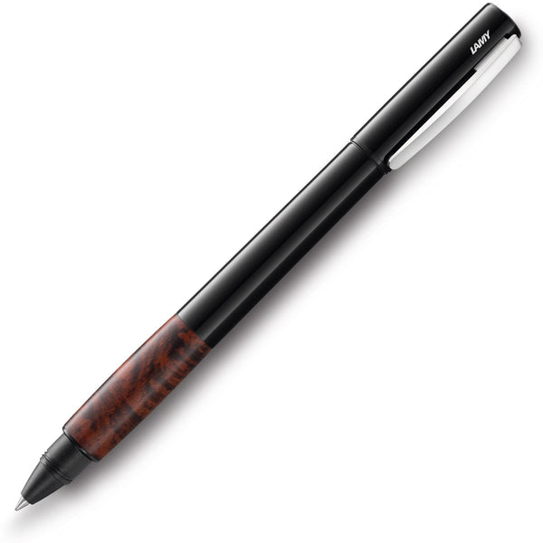 Lamy, Rollerball Pen, Accent, brilliant BY, Brilliant Finish, Handle Made Of Briar Wood, Black-1