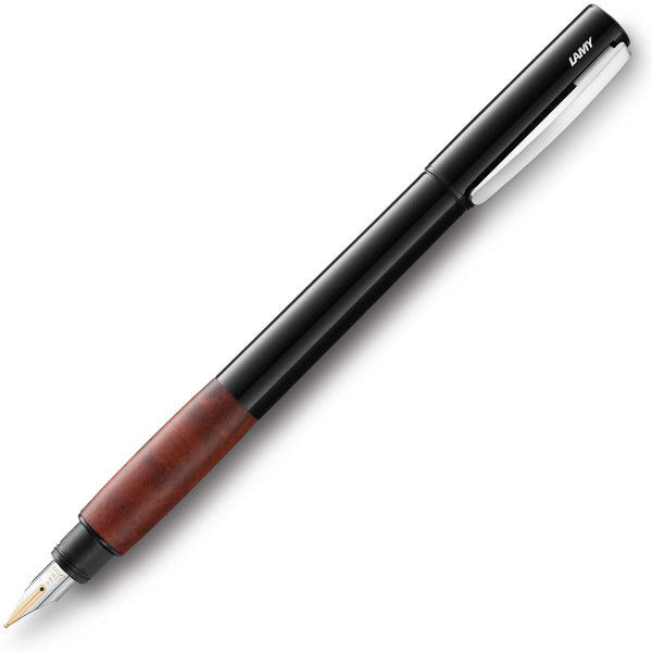 Lamy, Fountain Pen, Accent, brilliant BY, Brilliant Finish, Handle Made Of Briar Wood, Black-1