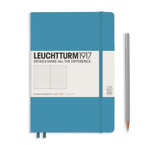 Leuchtturm 1917, Notebook, Hardcover, Dotted, A5, Nordic Blue-1