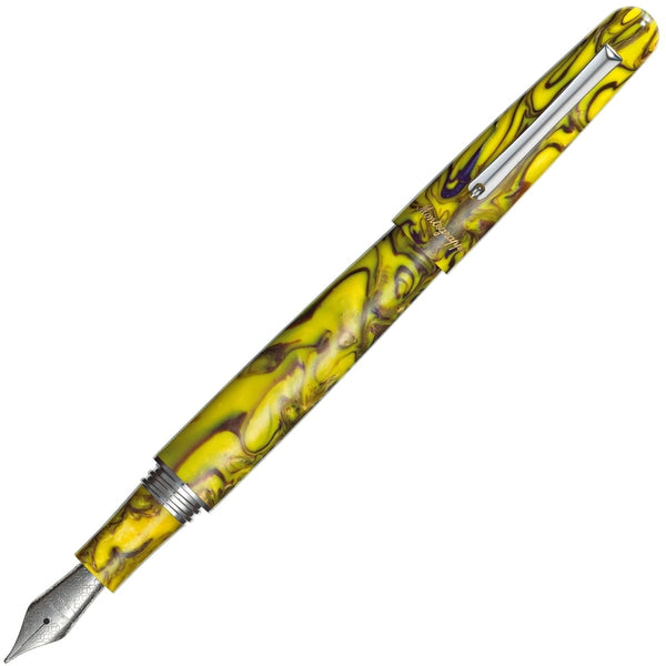 Montegrappa, Fountain Pen, Elmo 01, Fantasy Bloom Iris Yellow-1