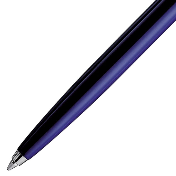 Otto Hutt, Ballpoint Pen, Design 01, Smooth, Platinum Plated, Dark Blue-2