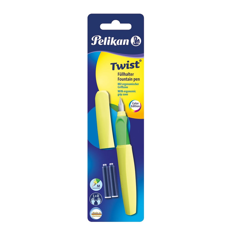 Pelikan, Fountain Pen, Twist, Neon Yellow-7