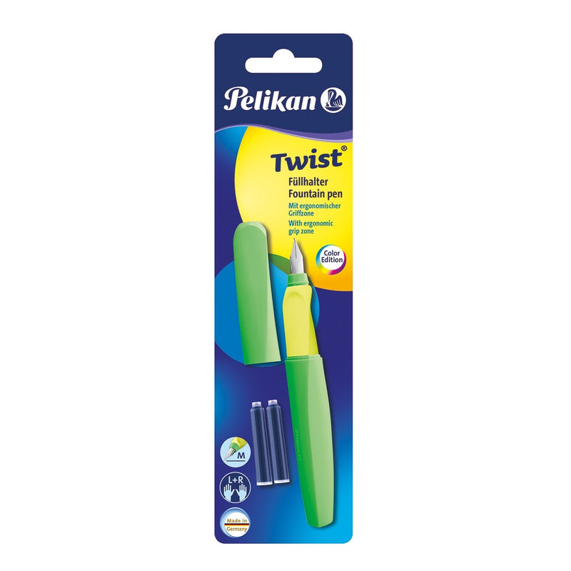 Pelikan, Fountain Pen, Twist, Neon Green-7