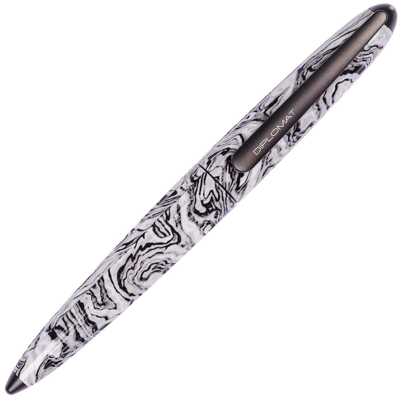 Diplomat, Fountain Pen, Aero, 14 Karat Gold Nib, White-4