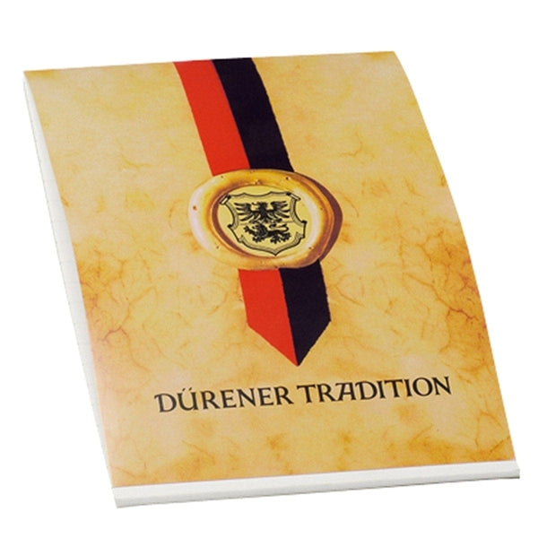 Rössler, Card Pad, Dürener Tradition, White Smooth, Each 25 Pieces, A6-1