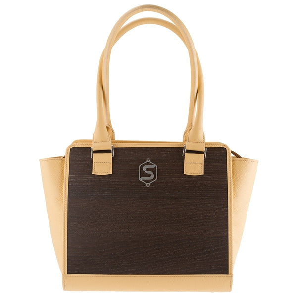 Sebastian Sturm, Ladies' Bag SALLY, Smoked Oak Structured Women, Beige-4