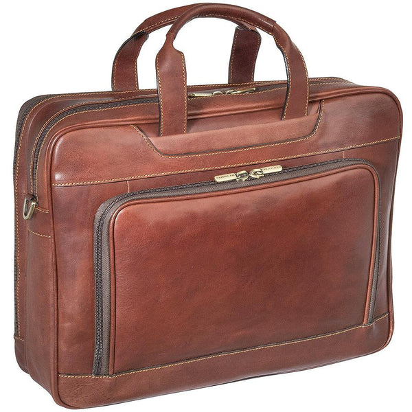 Tony Perotti, Briefcase, Vegetale, Laptop Bag, 2 Compartments, 42 cm, Brown-1