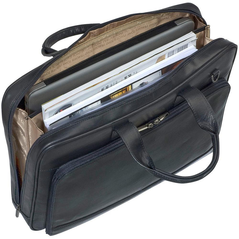 Tony Perotti, Briefcase, Vegetale, Laptop Bag, 1 Compartment, Black-4