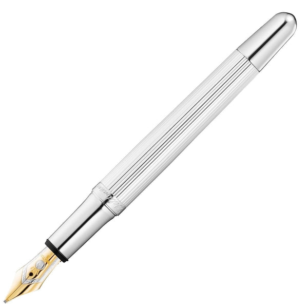 Waldmann, Fountain Pen, Pocket, 18KT Nib, Silver-1
