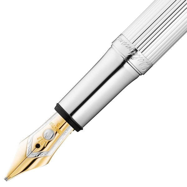 Waldmann, Fountain Pen, Pocket, 18KT Nib, Silver-2