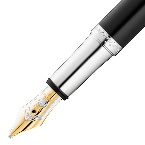 Waldmann, Fountain Pen, Pocket, 18KT Nib, Black-2