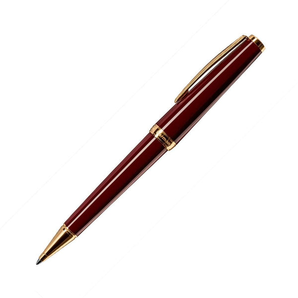 Cleo Skribent, Ballpoint Pen, Classic, Gold, Dark Red-1