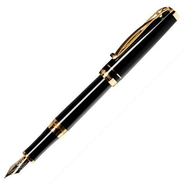 Cleo Skribent, Fountain Pen, Skribent Gold, Black-1