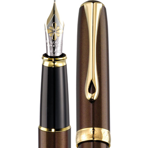 Diplomat, Fountain Pen, Excellence A2, Gold Plated, 14 Karat Gold Nib, Marrakesh-2